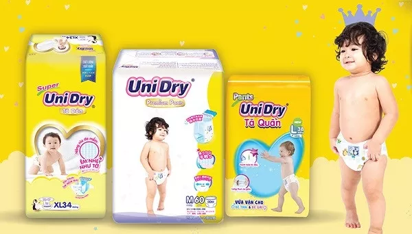 Thương hiệu bỉm Unidry