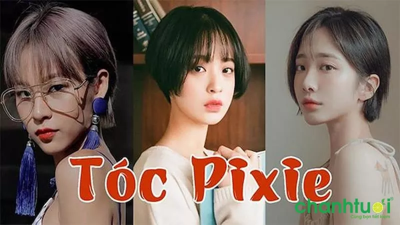 Tóc pixie duỗi thẳng