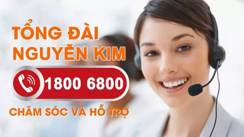 Tổng đài, Hotline Nguyễn Kim (Số đt hỗ trợ, phản ánh dịch vụ)