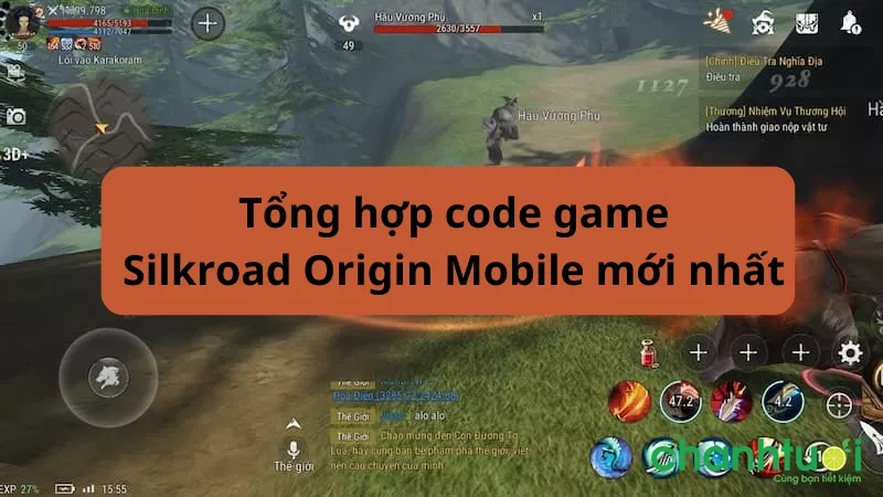 Tổng hợp code Silkroad Origin Mobile