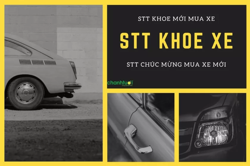 Tổng hợp stt khoe xe mới hay, hài hước mà vẫn đẳng cấp