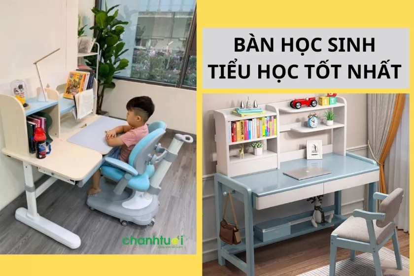 Top 10 Bàn Học Cho Học Sinh Tiểu Học Ba Mẹ Nên Tham Khảo