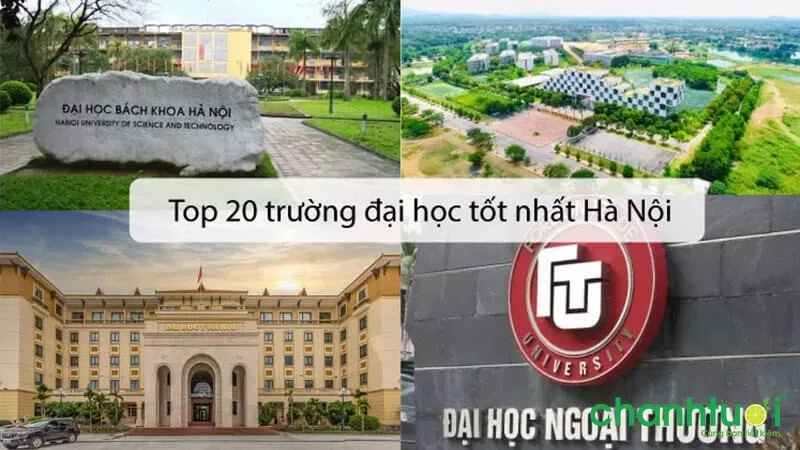 Top 20 trường đại học tốt nhất Hà Nội