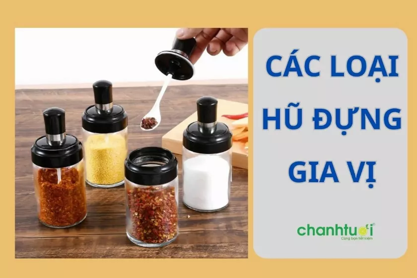 Top 8 bộ hũ đựng gia vị tốt, an toàn và giá thành hợp lý nhất.