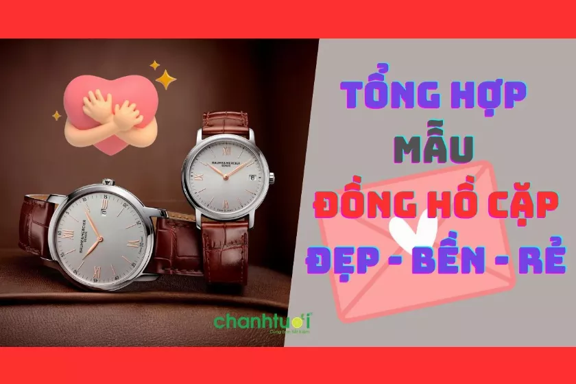 Top những mẫu đồng hồ cặp đẹp nhất cho các cặp đôi