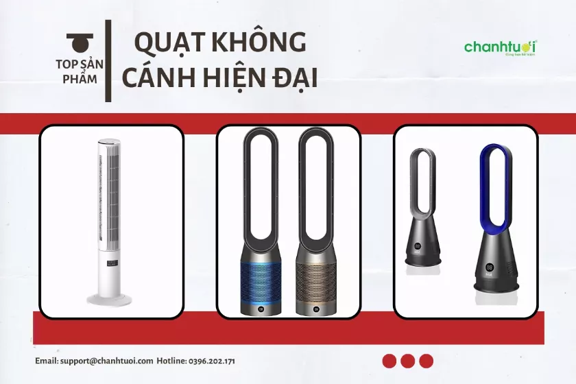 Top quạt không cánh hiện đại, chất lượng nhất 2024