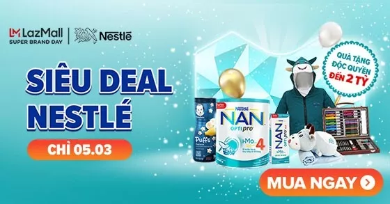 Top sản phẩm sữa bột nestle khuyến mãi khủng + Tặng quà độc quyền