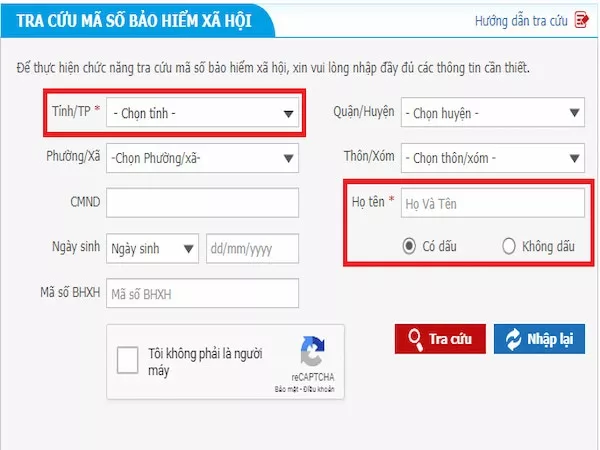 Tra cứu BHYT online trên website