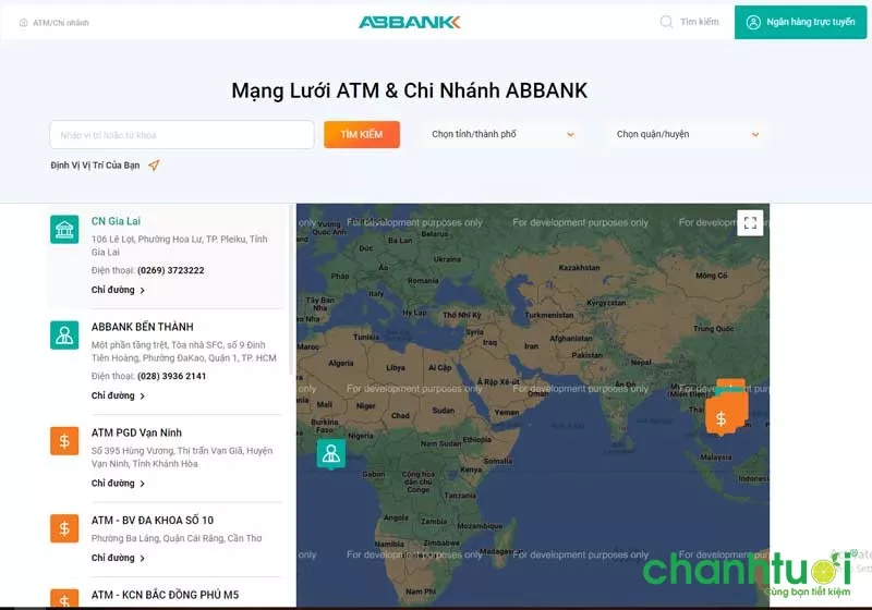 Tra cứu tổng đài ABBank