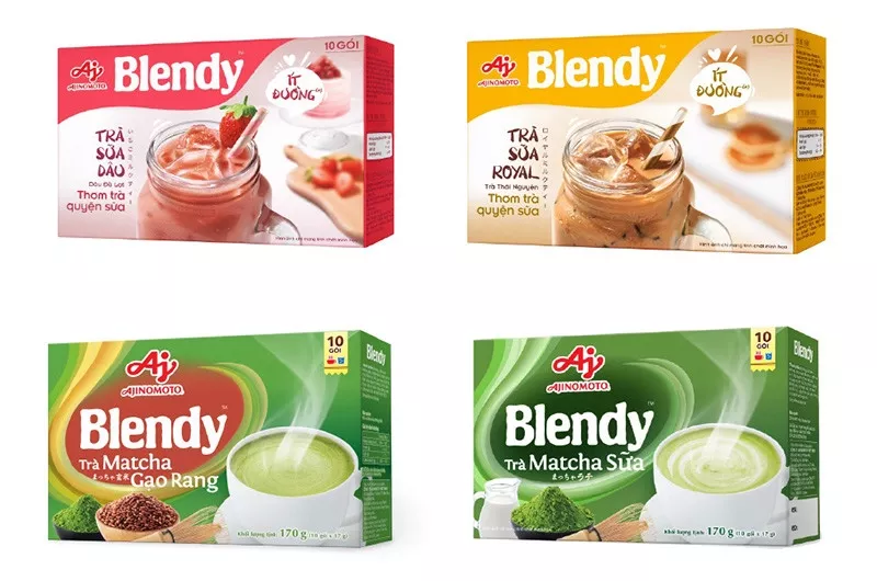 Trà sữa Blendy nhiều vị