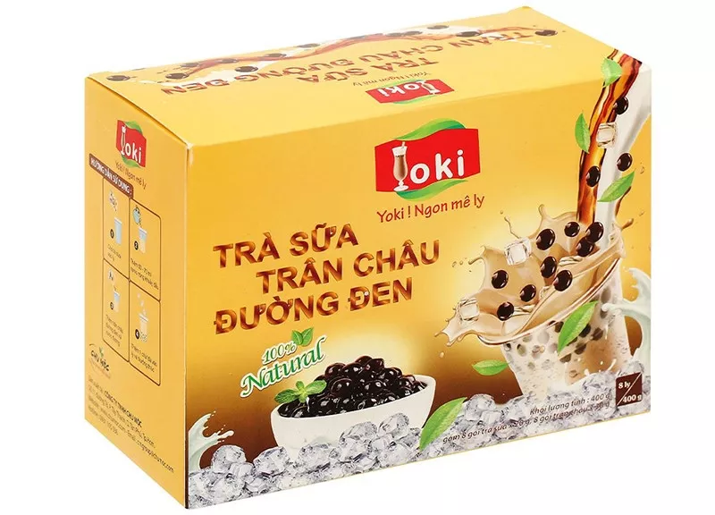 Trà sữa Yoki trân châu đường đen