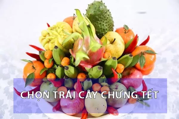 Trái cây chưng Tết