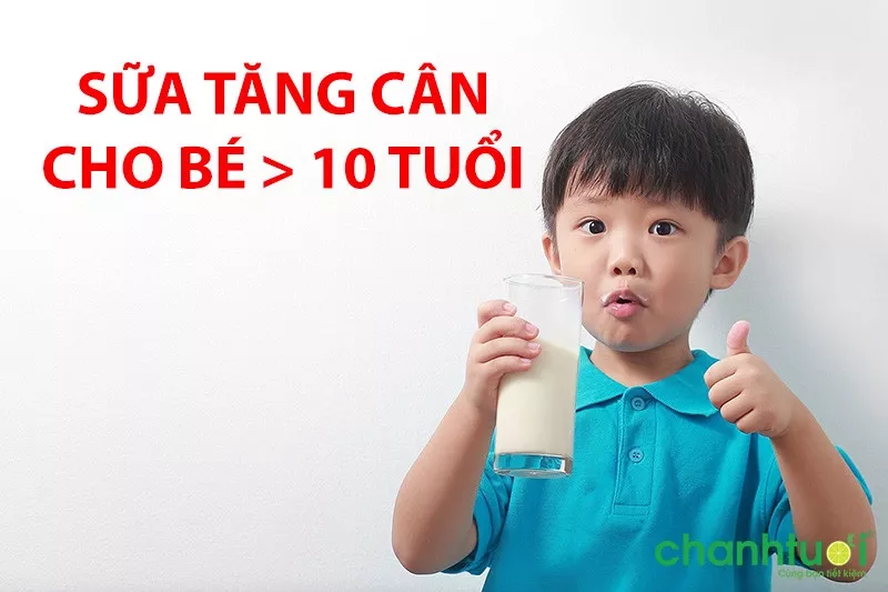 Trẻ trên 10 tuổi nên uống sữa gì?