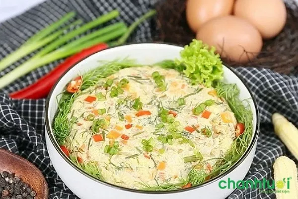 Trứng cá hấp ngũ sắc