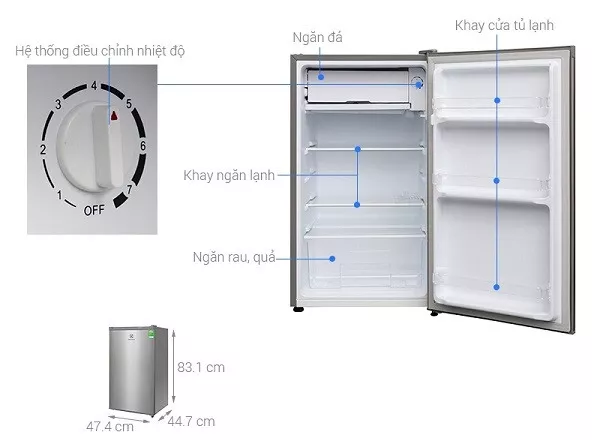 Tủ lạnh Electrolux EUM0900 SA