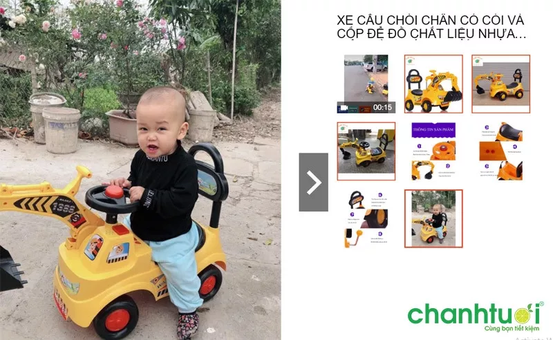 Xe chòi chân xe cẩu TL1388