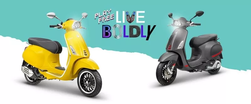 xe tay ga cho nữ Vespa 2