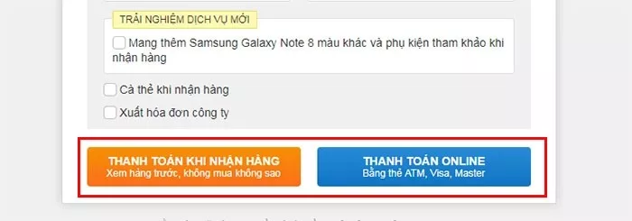 Xuất hóa đơn và các dịch vụ khác