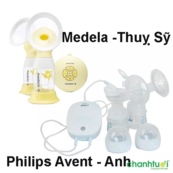 Xuất xứ máy hút sữa Medela và Avent