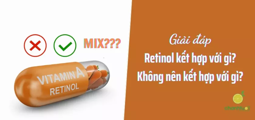 Alt text: Kết hợp Retinol với thành phần nào?