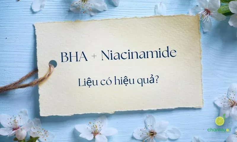 kết hợp AHA/BHA và Niacinamide 3