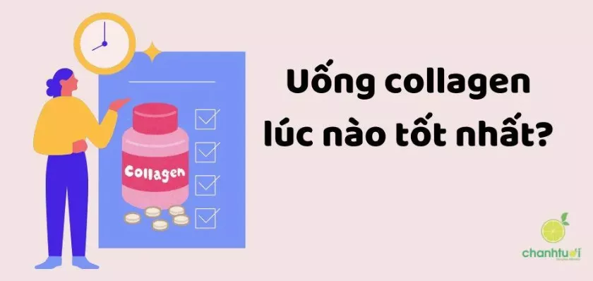 người phụ nữ đang uống collagen