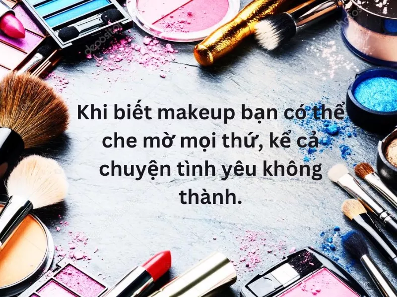 alt text: Hình ảnh cô gái với lớp trang điểm đẹp