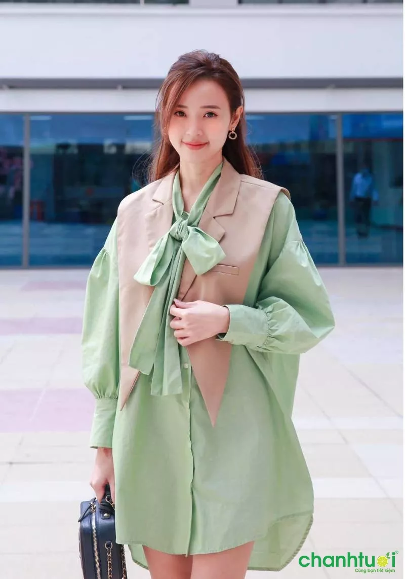 Áo sơ mi giấu quần