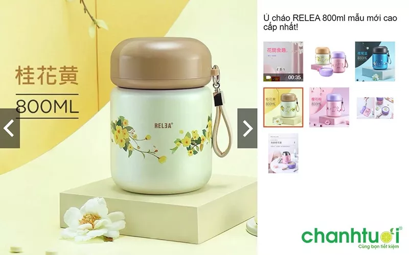 Bình ủ cháo Relea