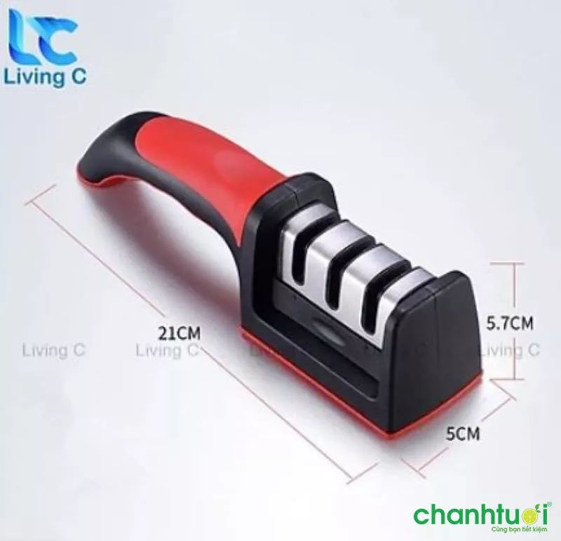 Dụng cụ mài dao kéo 3 cấp độ cầm tay Living C