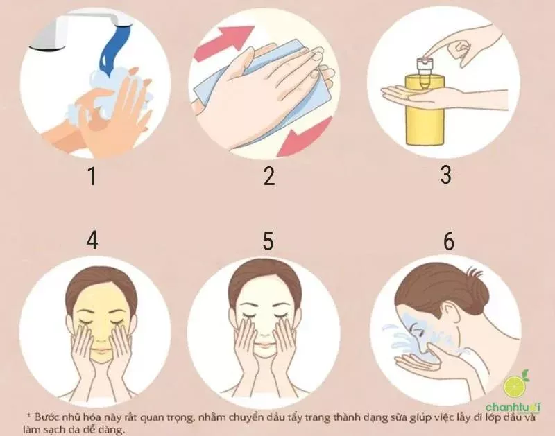 hdsd dầu tẩy trang dhc