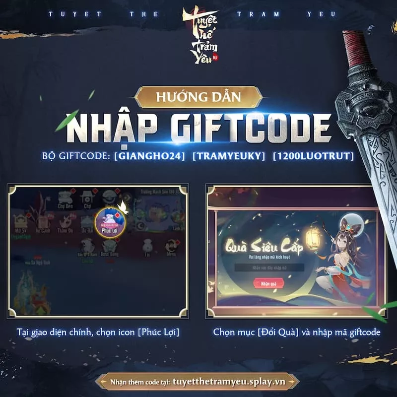 Hướng dẫn nhập code