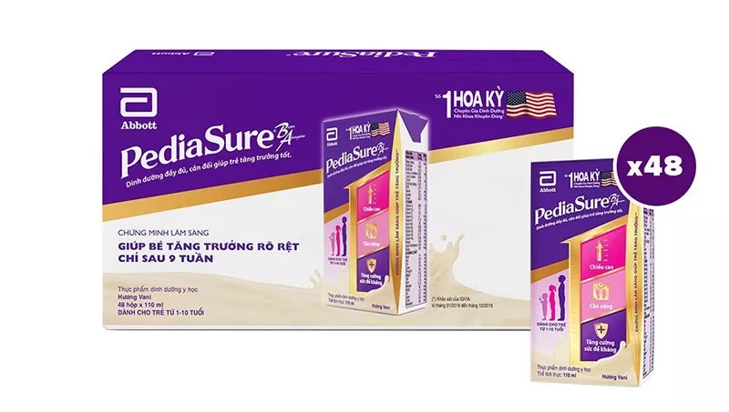 Hướng dẫn sử dụng sữa Pediasure