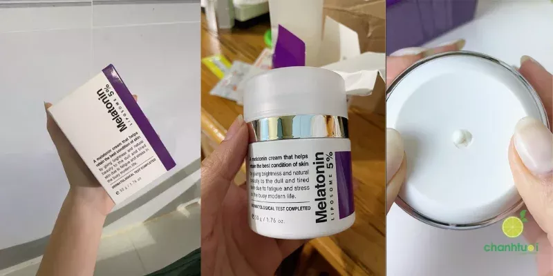 kem dưỡng melatonin thiết kế