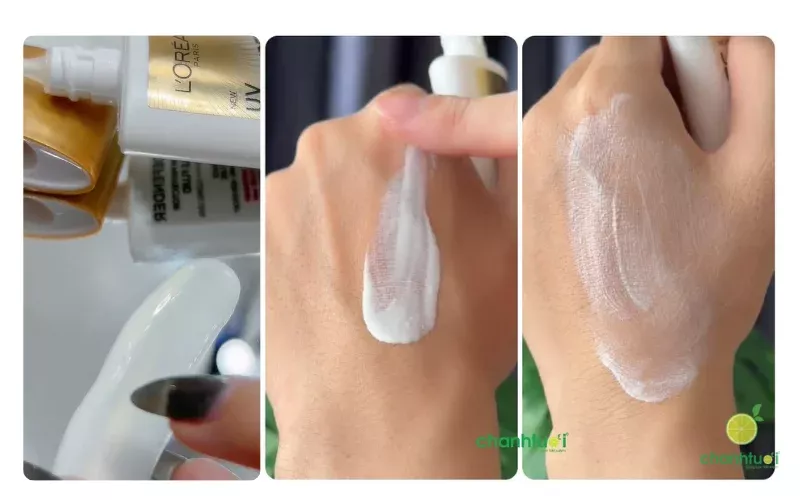 Kết cấu sản phẩm khi test lên tay