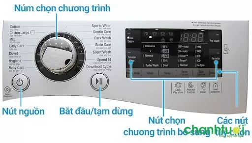 Máy giặt LG báo lỗi UE