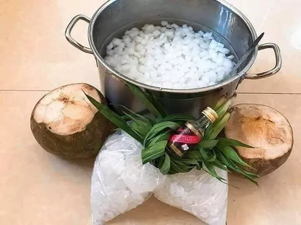 Thạch dừa lá dứa