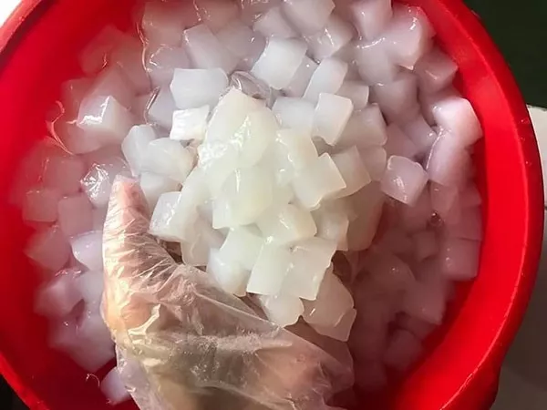 Thạch dừa nở