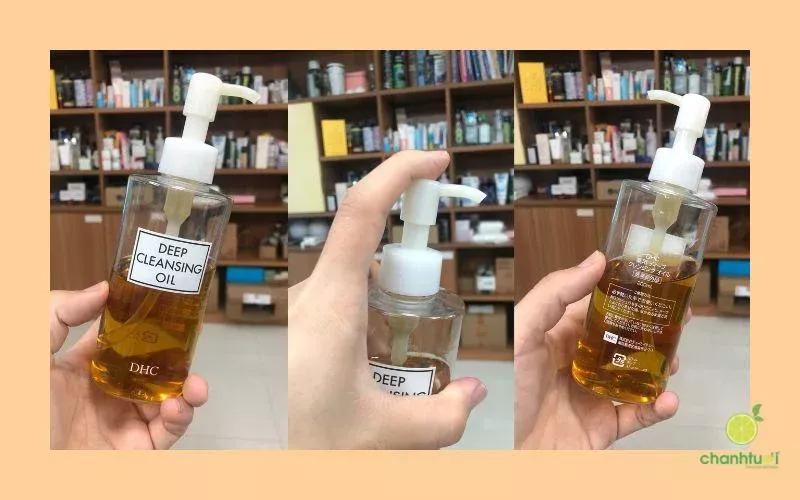 thiết kế dầu tẩy trang dhc